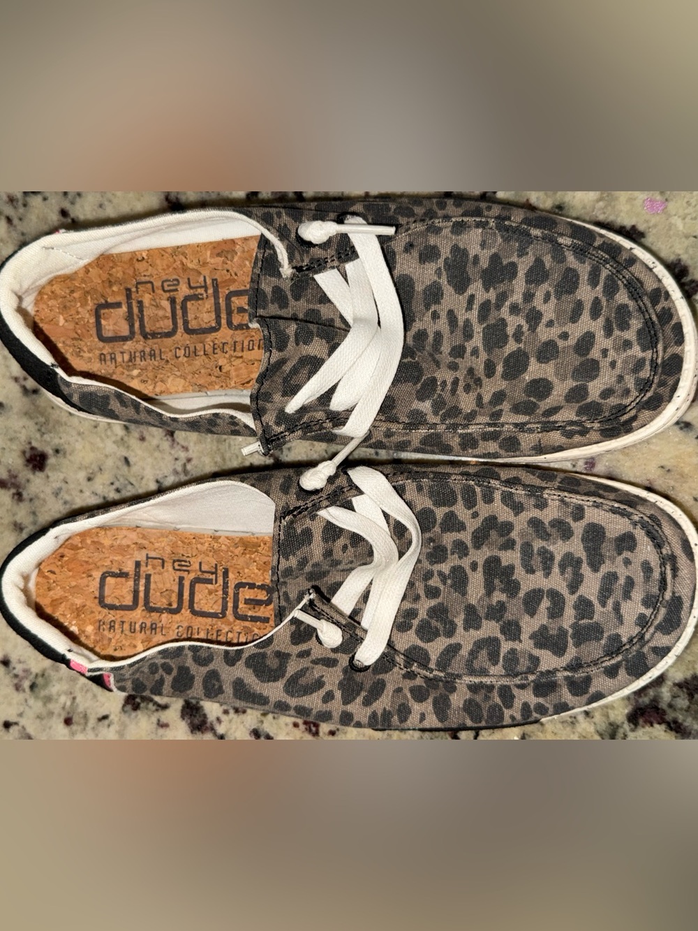 Hey Dude Wendy Jungle Brown Leopard Print Slip On Shoes Women’s Size 8 EU 39 - Picture 3 of 8